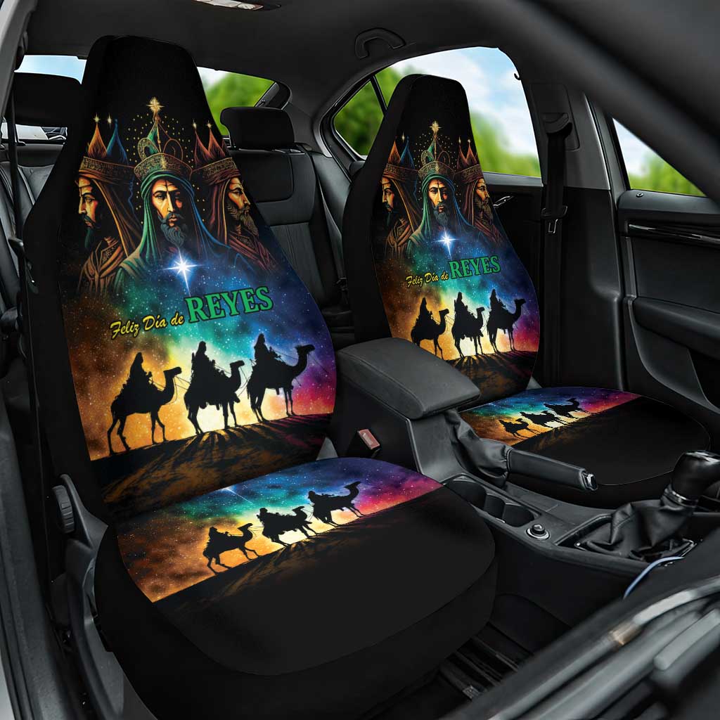 Feliz Dia De Reyes Three Kings Day Car Seat Cover Happy Epiphany Day