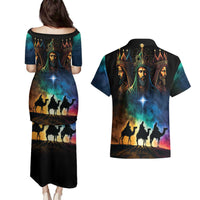 Feliz Dia De Reyes Three Kings Day Couples Matching Puletasi and Hawaiian Shirt Happy Epiphany Day