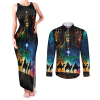 Feliz Dia De Reyes Three Kings Day Couples Matching Tank Maxi Dress and Long Sleeve Button Shirt Happy Epiphany Day