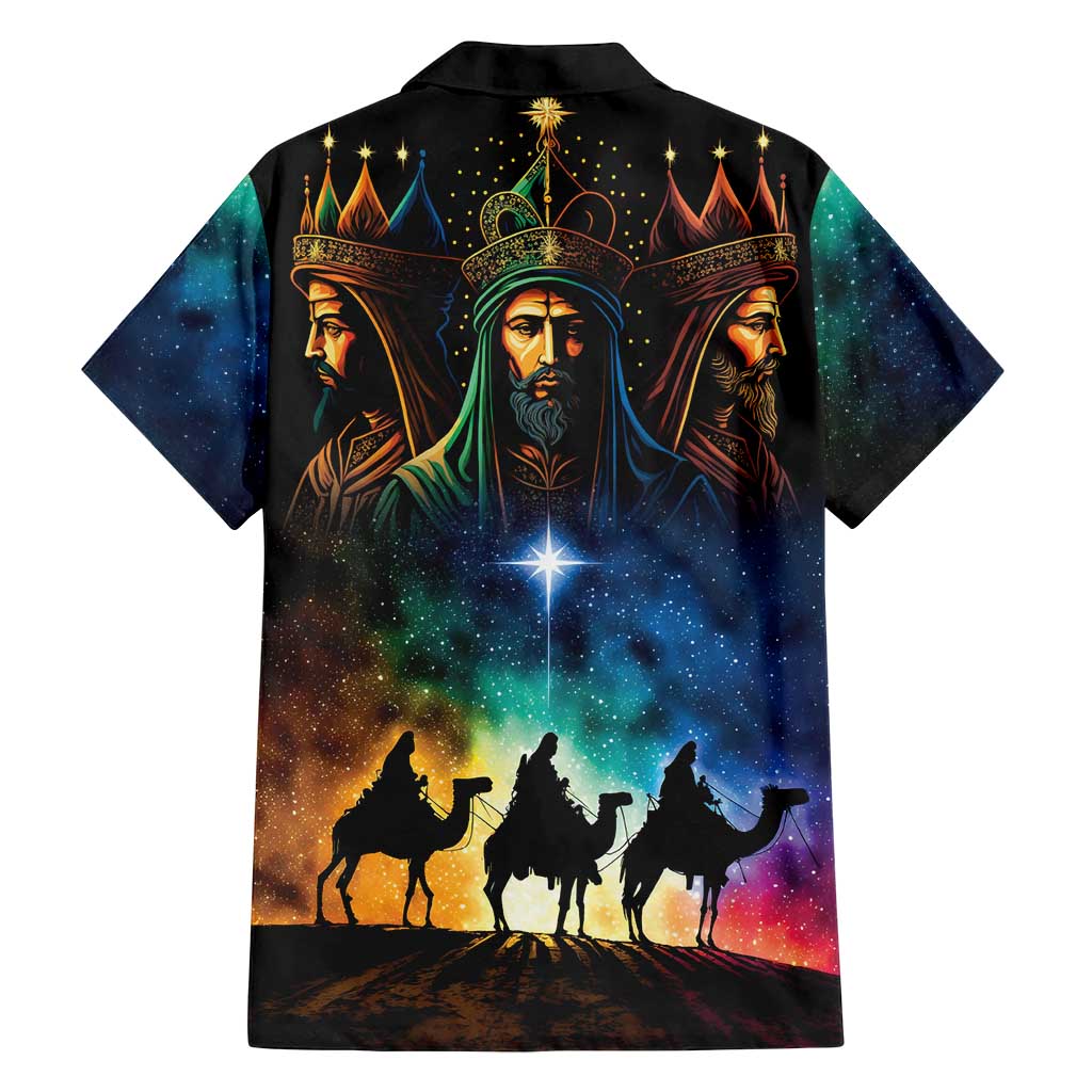Feliz Dia De Reyes Three Kings Day Family Matching Long Sleeve Bodycon Dress and Hawaiian Shirt Happy Epiphany Day
