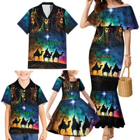 Feliz Dia De Reyes Three Kings Day Family Matching Mermaid Dress and Hawaiian Shirt Happy Epiphany Day