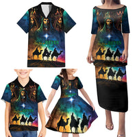 Feliz Dia De Reyes Three Kings Day Family Matching Puletasi and Hawaiian Shirt Happy Epiphany Day