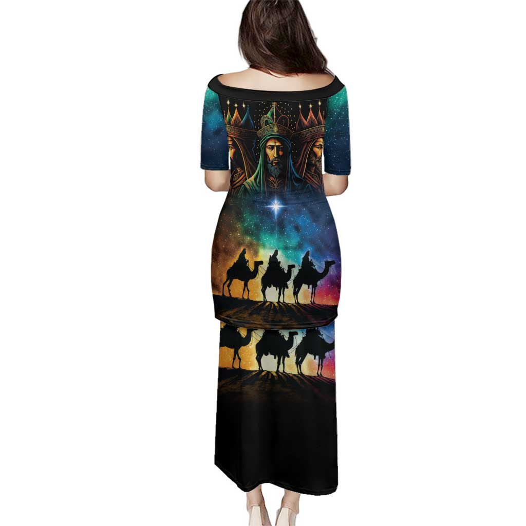 Feliz Dia De Reyes Three Kings Day Family Matching Puletasi and Hawaiian Shirt Happy Epiphany Day
