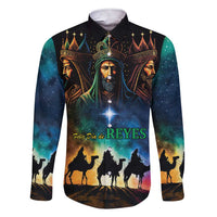 Feliz Dia De Reyes Three Kings Day Family Matching Short Sleeve Bodycon Dress and Hawaiian Shirt Happy Epiphany Day - Wonder Print Shop