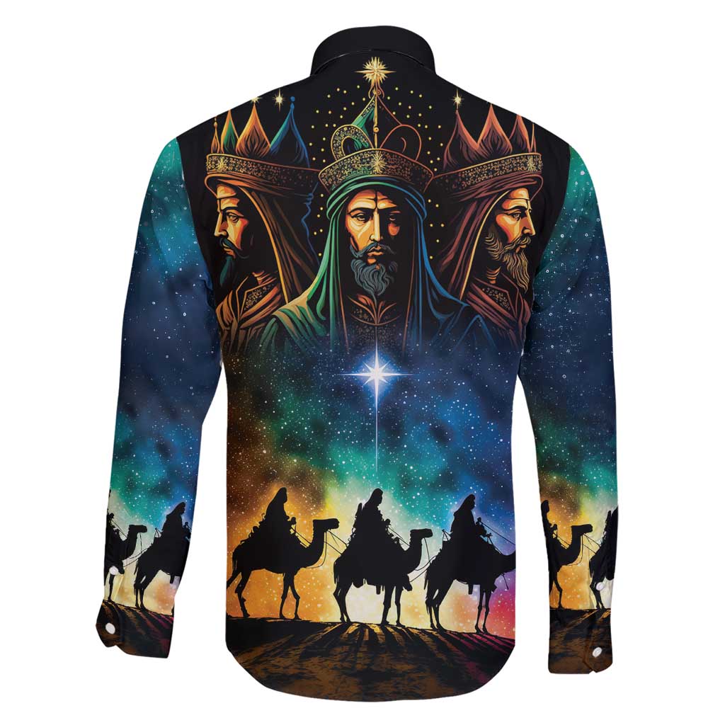 Feliz Dia De Reyes Three Kings Day Family Matching Short Sleeve Bodycon Dress and Hawaiian Shirt Happy Epiphany Day - Wonder Print Shop