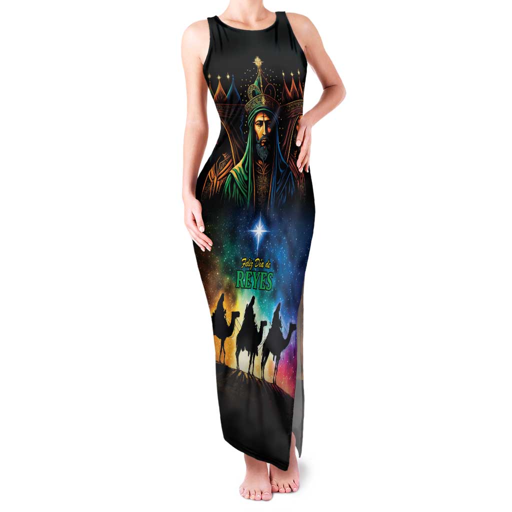Feliz Dia De Reyes Three Kings Day Family Matching Tank Maxi Dress and Hawaiian Shirt Happy Epiphany Day - Wonder Print Shop