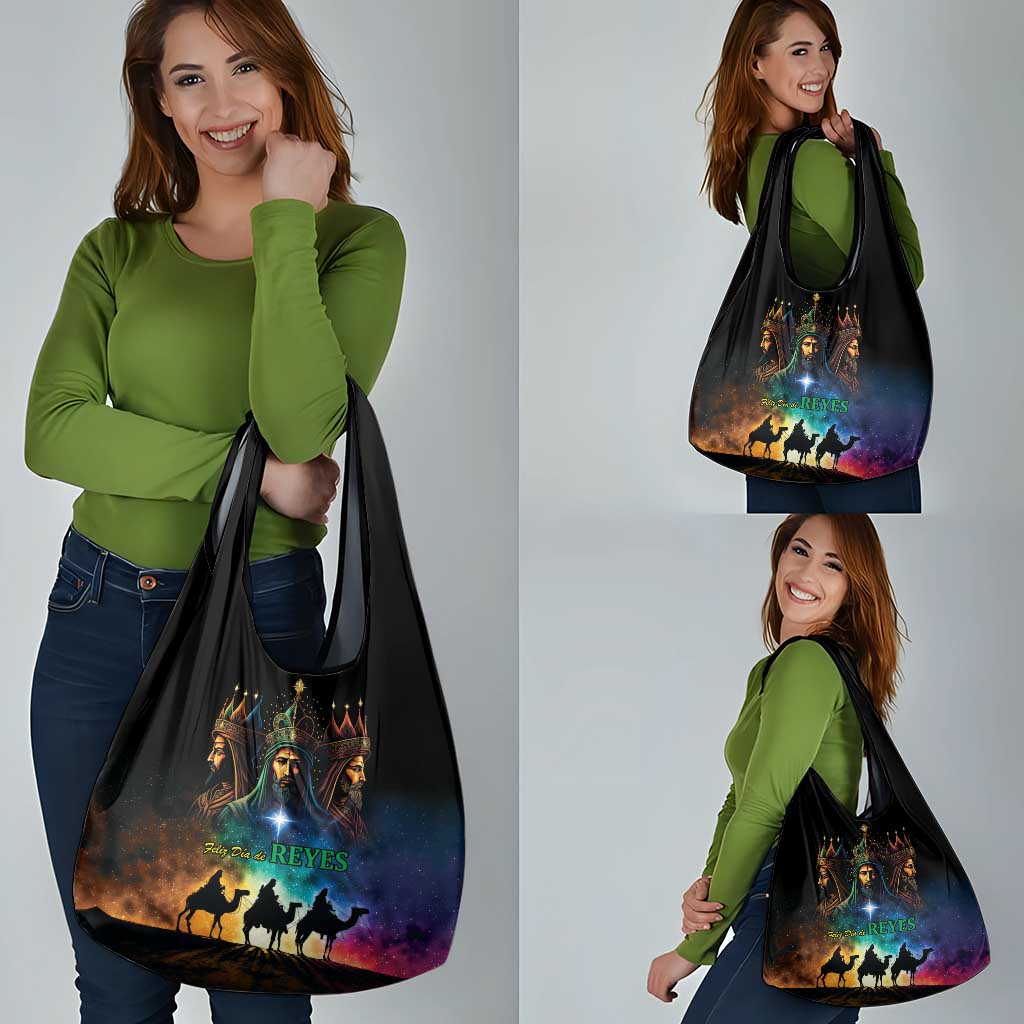 Feliz Dia De Reyes Three Kings Day Grocery Bag Happy Epiphany Day
