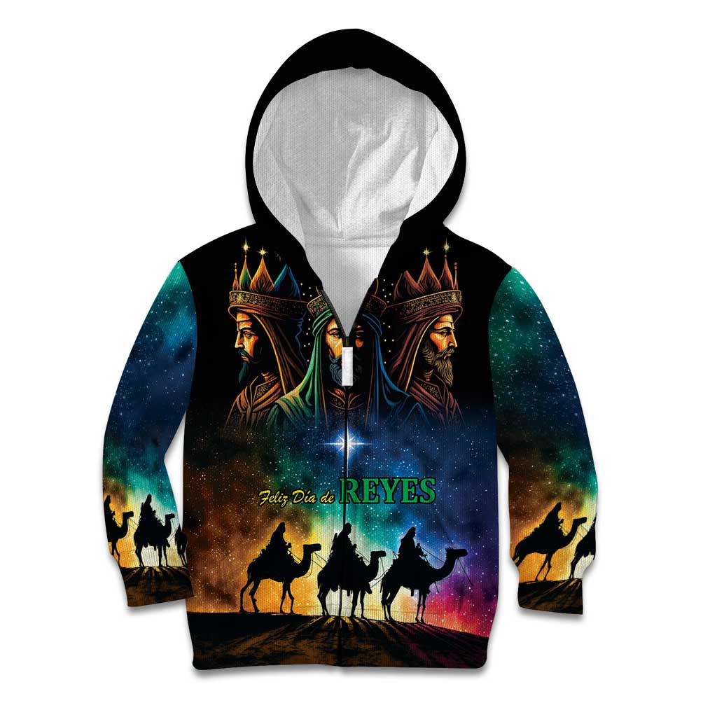 Feliz Dia De Reyes Three Kings Day Kid Hoodie Happy Epiphany Day - Wonder Print Shop