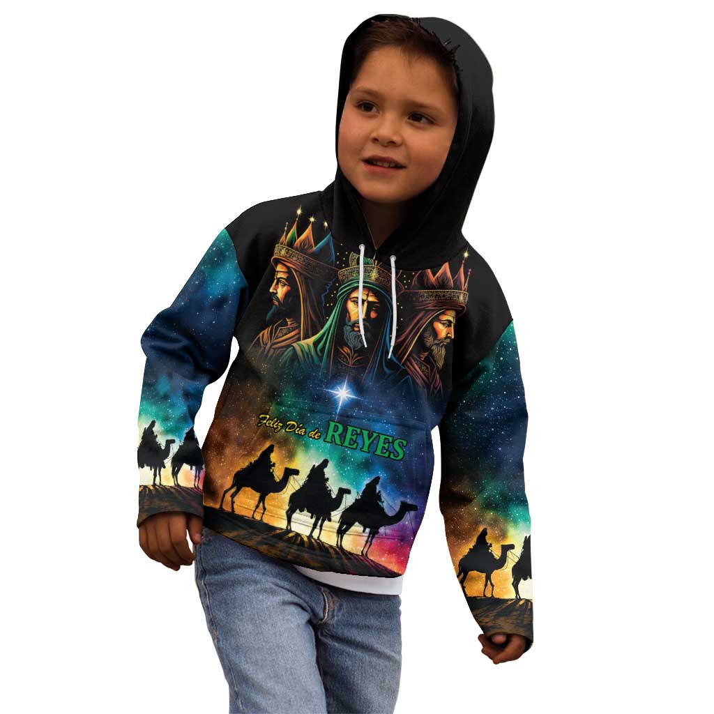 Feliz Dia De Reyes Three Kings Day Kid Hoodie Happy Epiphany Day - Wonder Print Shop