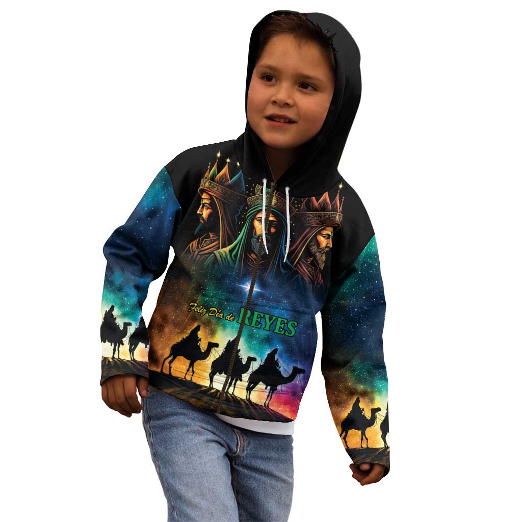Feliz Dia De Reyes Three Kings Day Kid Hoodie Happy Epiphany Day - Wonder Print Shop