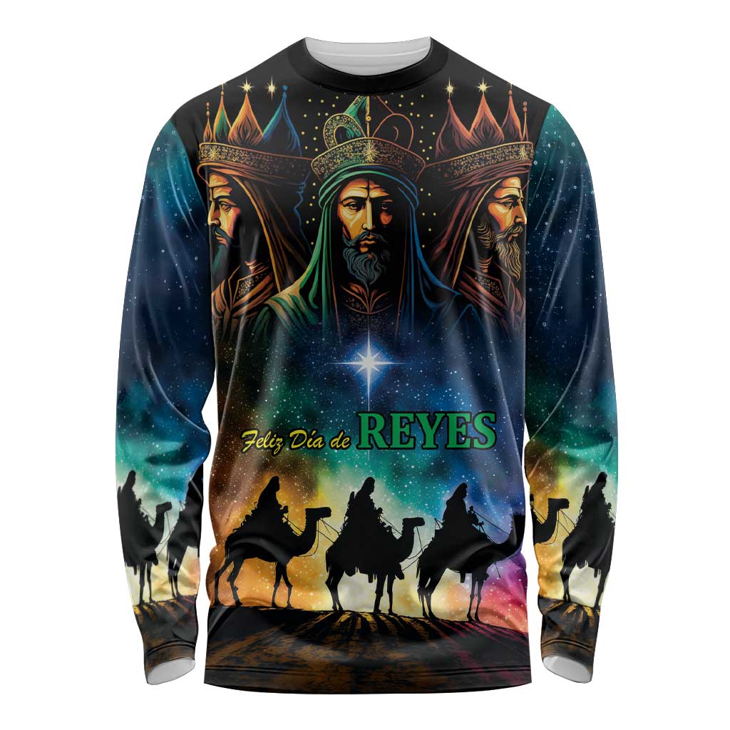 Feliz Dia De Reyes Three Kings Day Long Sleeve Shirt Happy Epiphany Day - Wonder Print Shop