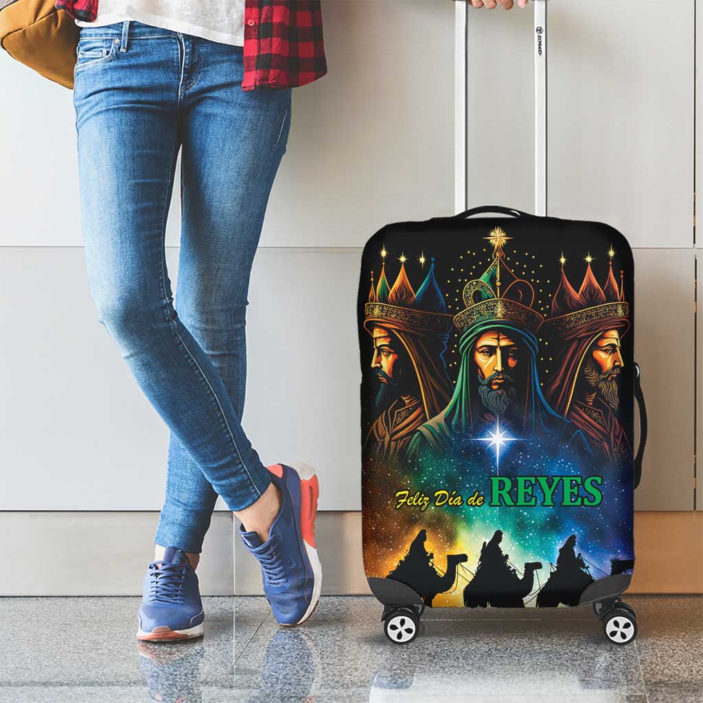 Feliz Dia De Reyes Three Kings Day Luggage Cover Happy Epiphany Day - Wonder Print Shop