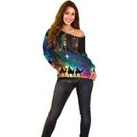 Feliz Dia De Reyes Three Kings Day Off Shoulder Sweater Happy Epiphany Day - Wonder Print Shop