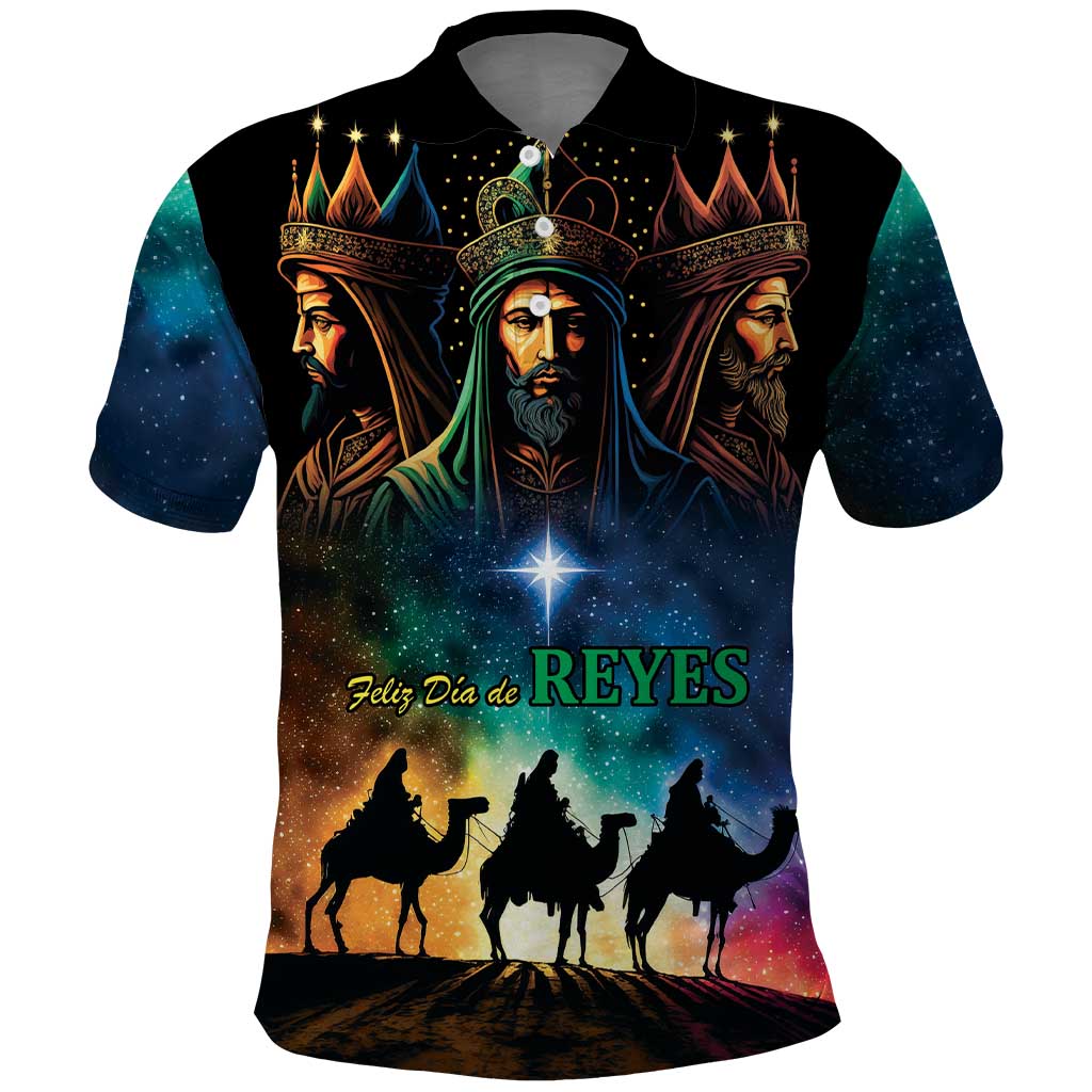 Feliz Dia De Reyes Three Kings Day Polo Shirt Happy Epiphany Day - Wonder Print Shop