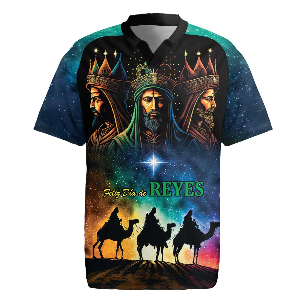 Feliz Dia De Reyes Three Kings Day Rugby Jersey Happy Epiphany Day - Wonder Print Shop