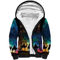 Feliz Dia De Reyes Three Kings Day Sherpa Hoodie Happy Epiphany Day - Wonder Print Shop