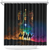 Feliz Dia De Reyes Three Kings Day Shower Curtain Happy Epiphany Day - Wonder Print Shop