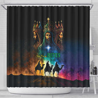 Feliz Dia De Reyes Three Kings Day Shower Curtain Happy Epiphany Day - Wonder Print Shop