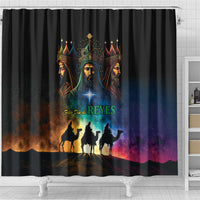 Feliz Dia De Reyes Three Kings Day Shower Curtain Happy Epiphany Day - Wonder Print Shop