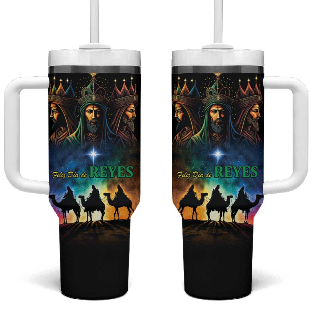Feliz Dia De Reyes Three Kings Day Tumbler With Handle Happy Epiphany Day - Wonder Print Shop
