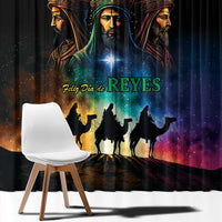 Feliz Dia De Reyes Three Kings Day Window Curtain Happy Epiphany Day - Wonder Print Shop