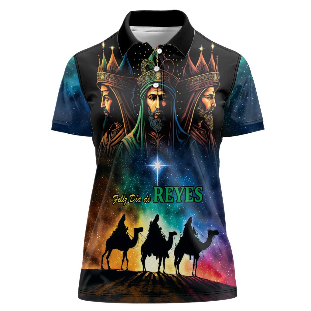 Feliz Dia De Reyes Three Kings Day Women Polo Shirt Happy Epiphany Day - Wonder Print Shop