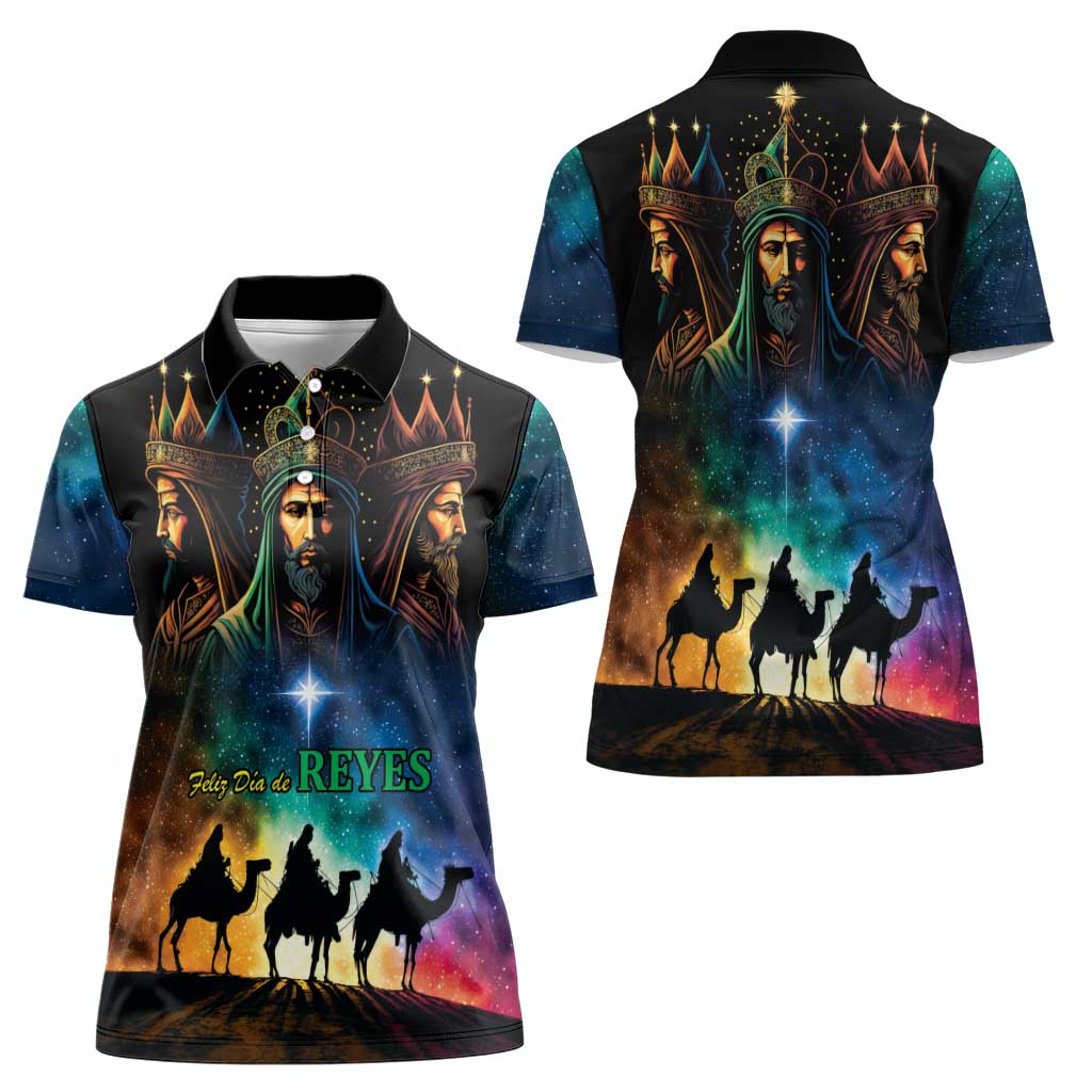 Feliz Dia De Reyes Three Kings Day Women Polo Shirt Happy Epiphany Day - Wonder Print Shop