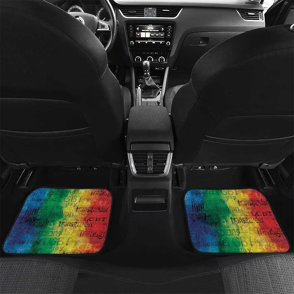 Beautiful Rainbow Lips Kiss Car Mats LGBTQ Same Love Same Rights
