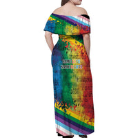 Beautiful Rainbow Lips Kiss Family Matching Off Shoulder Maxi Dress and Hawaiian Shirt LGBTQ Same Love Same Rights LT9 - Wonder Print Shop