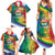Beautiful Rainbow Lips Kiss Family Matching Summer Maxi Dress and Hawaiian Shirt LGBTQ Same Love Same Rights - Wonder Print Shop