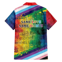 Beautiful Rainbow Lips Kiss Hawaiian Shirt LGBTQ Same Love Same Rights - Wonder Print Shop