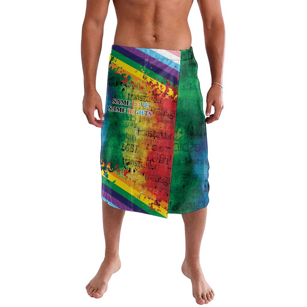 Beautiful Rainbow Lips Kiss Lavalava LGBTQ Same Love Same Rights - Wonder Print Shop