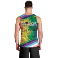 Beautiful Rainbow Lips Kiss Men Tank Top LGBTQ Same Love Same Rights - Wonder Print Shop