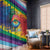 Beautiful Rainbow Lips Kiss Window Curtain LGBTQ Same Love Same Rights - Wonder Print Shop
