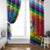 Beautiful Rainbow Lips Kiss Window Curtain LGBTQ Same Love Same Rights - Wonder Print Shop