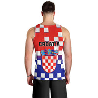 croatia-men-tank-top-hrvatska-checkerboard-gradient-style