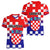 croatia-women-v-neck-t-shirt-hrvatska-checkerboard-gradient-style