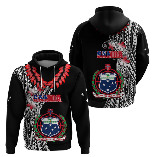 Polynesian Pride Samoa Sweatshirt Ula Fala Mix Samoan Tribal Blue Version LT14