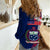 Polynesian Pride Samoa Women Casual Shirt Ula Fala Mix Samoan Tribal Blue Version - Wonder Print Shop
