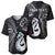 Personalised New Zealand Baseball Jersey Aotearoa Silver Fern With Manaia Maori Unique Black - Wonder Print Shop