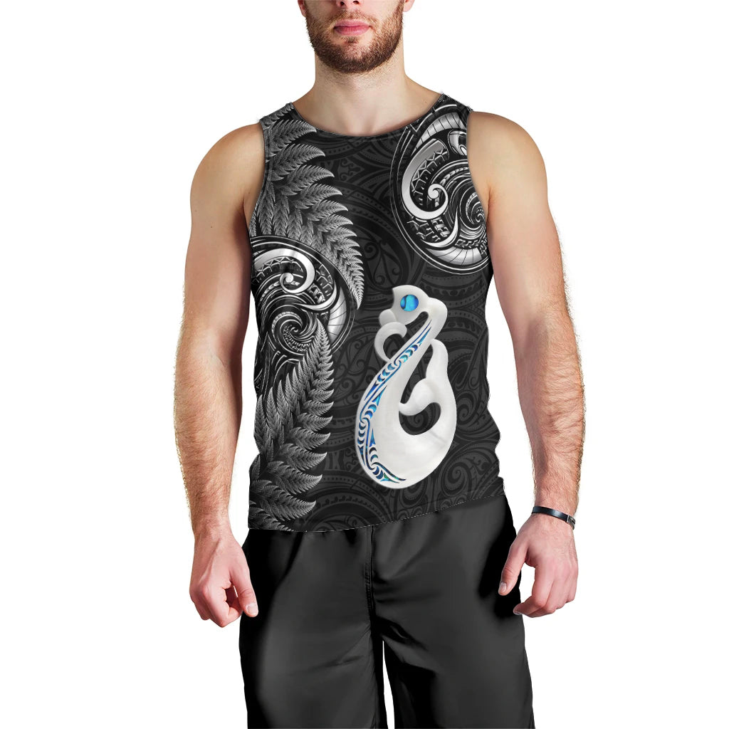 personalised-new-zealand-men-tank-top-aotearoa-silver-fern-with-manaia-maori-unique-black