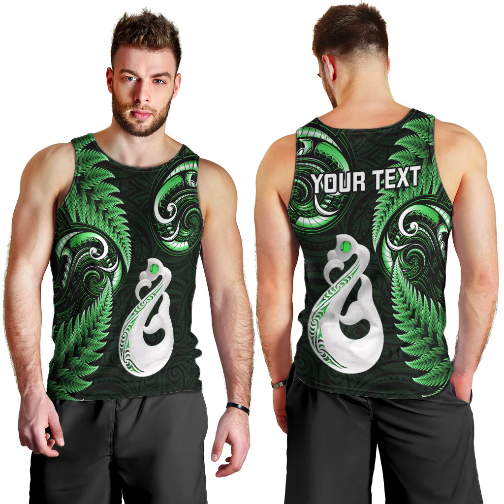 personalised-new-zealand-men-tank-top-aotearoa-silver-fern-with-manaia-maori-unique-green