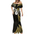 Personalised New Zealand Mermaid Dress Aotearoa Silver Fern With Manaia Maori Unique Gold - Wonder Print Shop