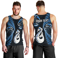 personalised-new-zealand-men-tank-top-aotearoa-silver-fern-with-manaia-maori-unique-blue