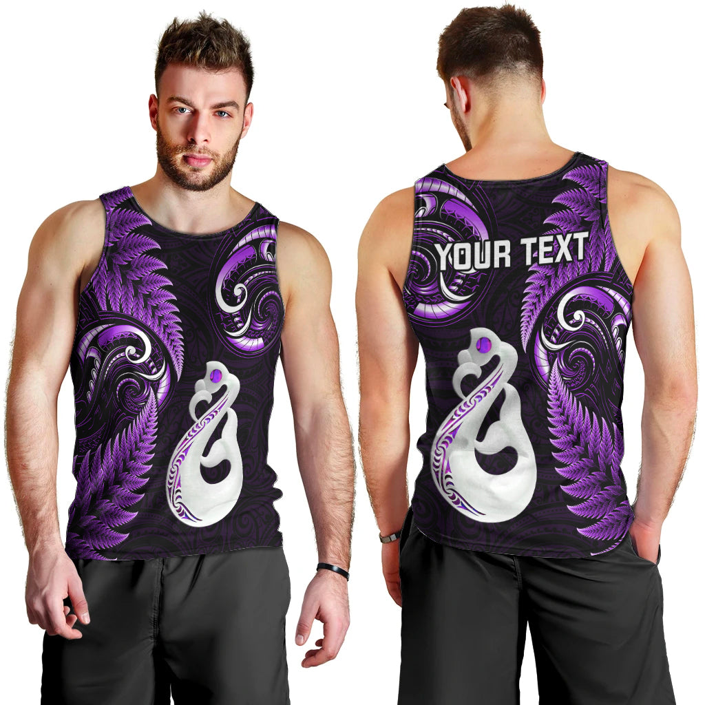 personalised-new-zealand-men-tank-top-aotearoa-silver-fern-with-manaia-maori-unique-purple