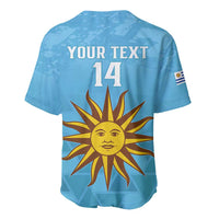 Custom Uruguay Football Baseball Jersey 2024 Vamos La Celeste - Wonder Print Shop