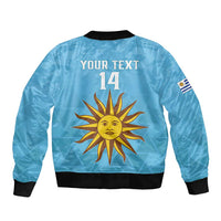 Custom Uruguay Football Bomber Jacket 2024 Vamos La Celeste - Wonder Print Shop