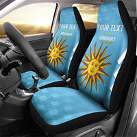 Custom Uruguay Football Car Seat Cover 2024 Vamos La Celeste - Wonder Print Shop