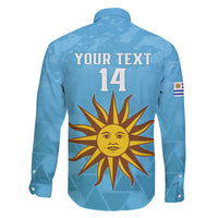 Custom Uruguay Football Family Matching Puletasi and Hawaiian Shirt 2024 Vamos La Celeste - Wonder Print Shop