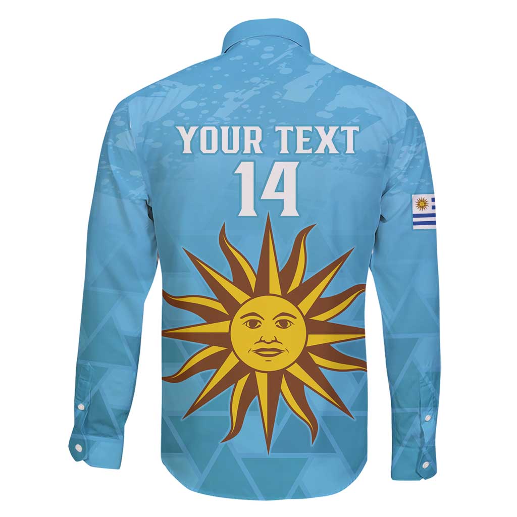 Custom Uruguay Football Family Matching Short Sleeve Bodycon Dress and Hawaiian Shirt 2024 Vamos La Celeste - Wonder Print Shop
